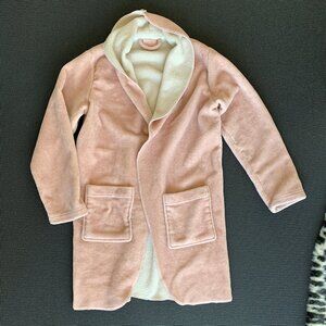 Like New, Size M, Cozy All Day Warm Robe, Pink and Beige